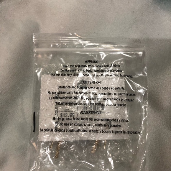 Goldtone pieced earrings by Baublebar. - Picture 3 of 6